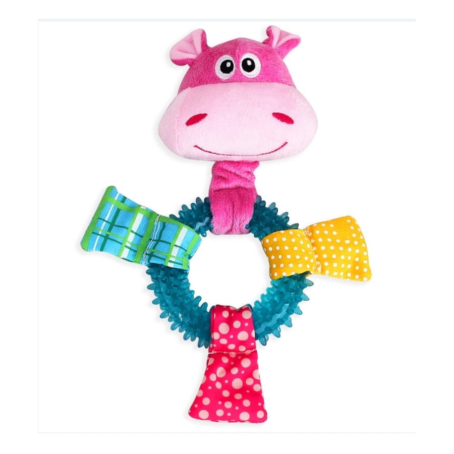 Tootoy! Chew Ring Hippo Multicolor Mordedor para cachorros, , large Imagen numero 2