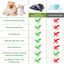 Nobleza 2X Lavable Empapadores Perros, Alfombras de adiestramiento caninas, Entrenamiento Almohadilla para Mascota, Reutilizable Absorbente Antideslizante Pet Pee Pad, Paquete de 2, L (81 x 72cm), , large indicador imagen numero 4