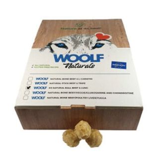 Woolf Natural Bolitas Ternera Y Pulmón para perros