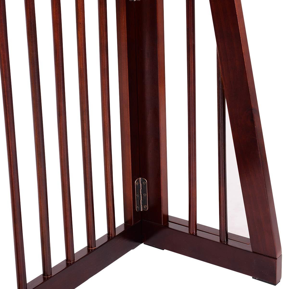 Costway Barrera de Seguridad Extensible Madera para perros thumbnail