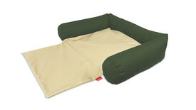 Gauty Cama Tela de sarga  Verde y beige para Perros y Gatos  
