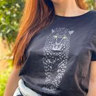 Camiseta de mujer Animal Totem jaguar gris, , large image number null