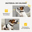PawHut Barrera para Perros Gris, , large indicador imagen numero 5