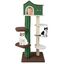 COSTWAY Árbol Rascador para Gatos con 5 Plataformas, Altura 153 cm, Torre de Gatos con Condominio, Castillo Juego de Gato con Postes Rascadores Cubiertos de Sisal, Rascador Multinivel para Gatos, , large indicador imagen numero 1