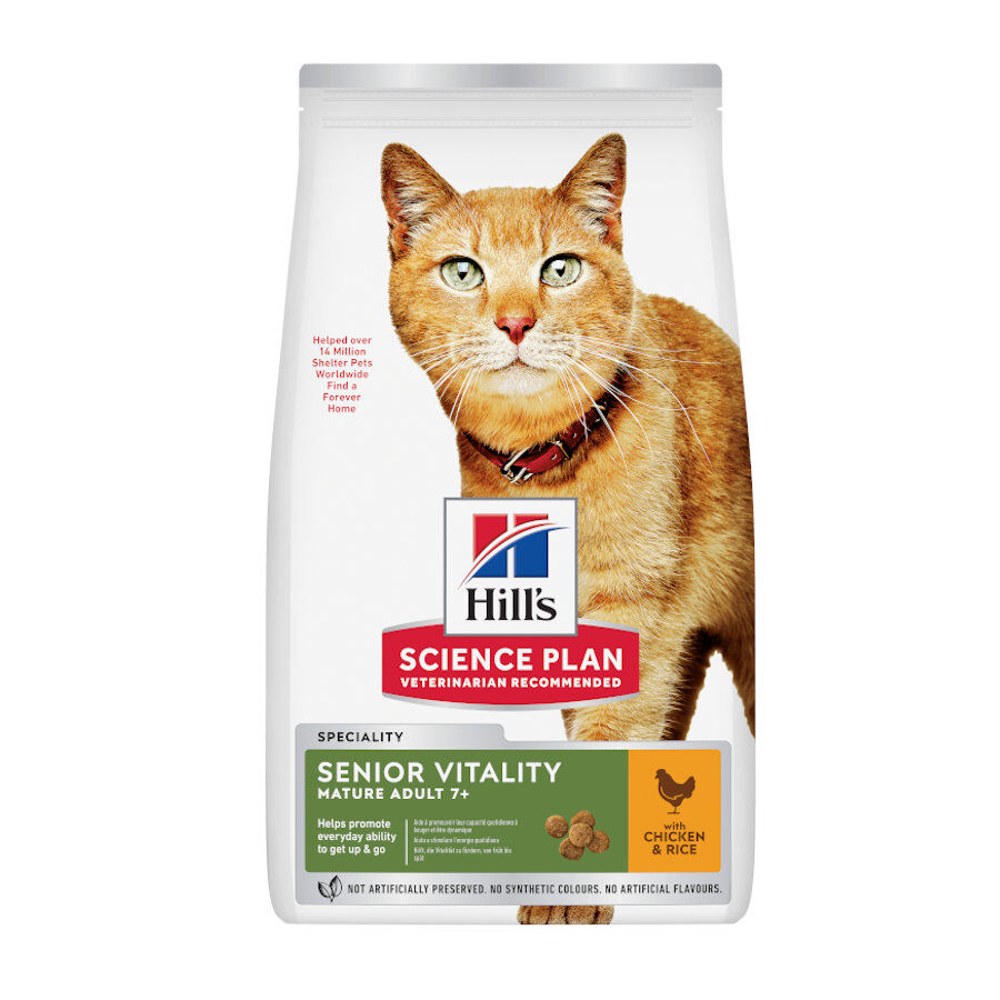 1.5 kg Hill's Science Plan Youthful Vitality Pollo pienso para gatos, , large Imagen numero 1