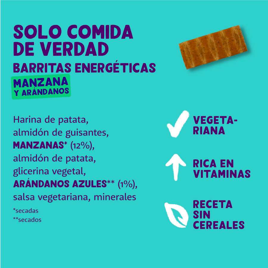 Edgard &amp; Cooper Barritas de Manzana y Arándanos snack para perros thumbnail