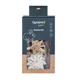 Quapas Nibble Caja Regalo Estrellas y Balones Juguete para roedores