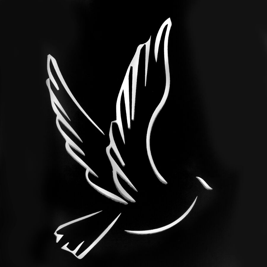 Urna para cenizas crematorias Recuerdo funerario Vasija de metal negra 160x225 mm, , large Imagen numero 4