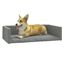 Vidaxl cama de maletero gris claro para perros, , large indicador imagen numero 10