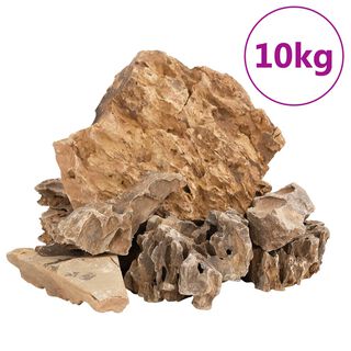 VidalXL Vidaxl Piedras De Dragón Marrón 25 Kg 5-30 Cm para acuario