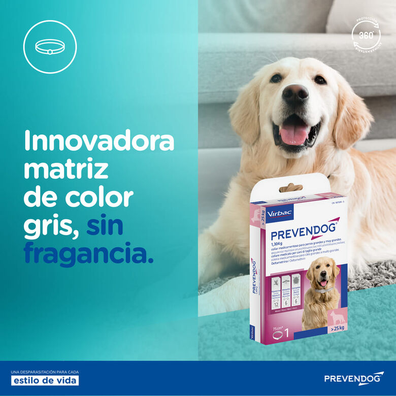 Virbac Prevendog Collar Antiparasitario para perros thumbnail