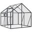 vidaXL Pajarera de aluminio gris antracita 179x100x185 m, , large indicador imagen numero 20