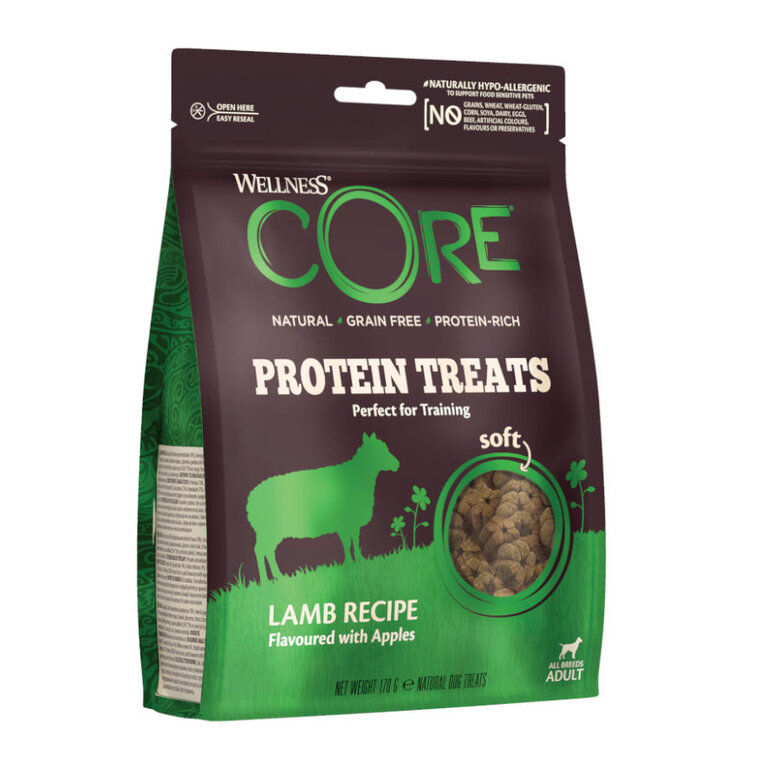 Wellness Core Bocaditos Protein Treats Cordero para perros, , large image number null