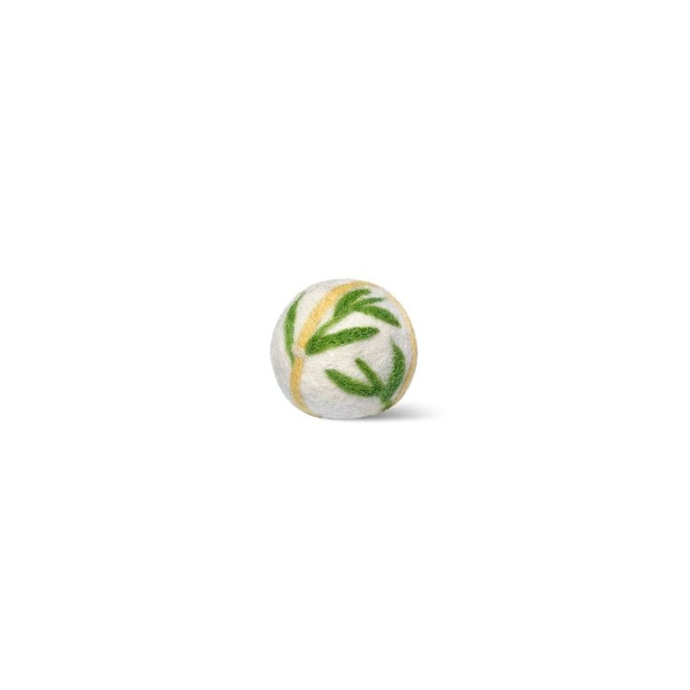 Pelota para gato de fieltro de lana natural Bambou-Ball