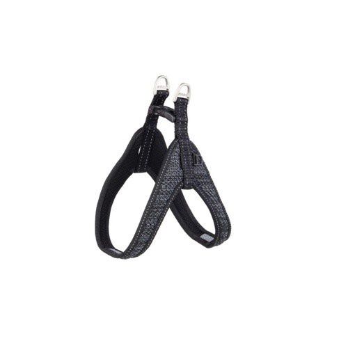 Rogz fast fit arn&eacute;s de nylon negro para perros, , large Imagen numero 1