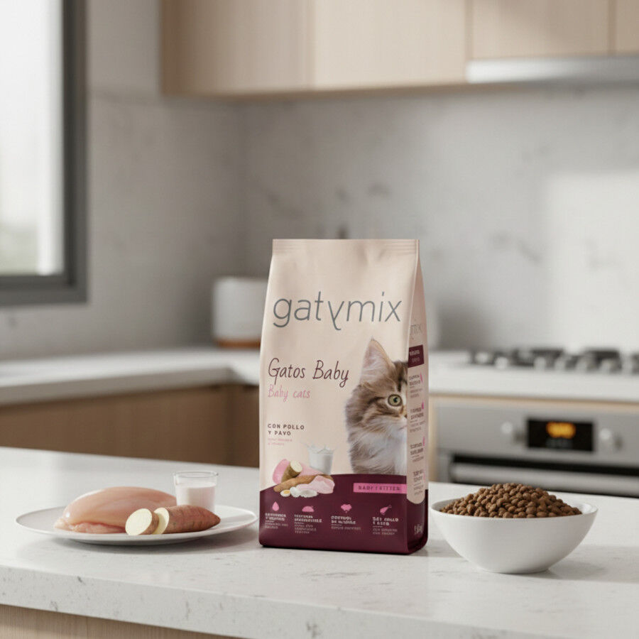 1,5 Kg Dibaq Gatymix Pienso Pollo para gatitos, , large Imagen numero 3