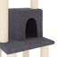 Vidaxl rascador con cueva gris para gatos, , large indicador imagen numero 4