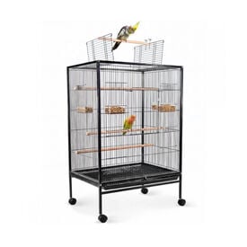 Mobiclinic Jaula para p&aacute;jaros 8 puertas Comederos y bebederos Con Ruedas Ninfa