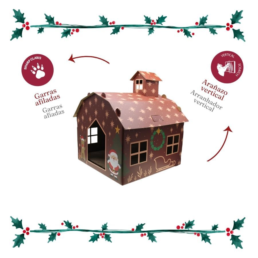 Wonder Christmas Casa Rascador Jengibre para gatos, , large Imagen numero 4