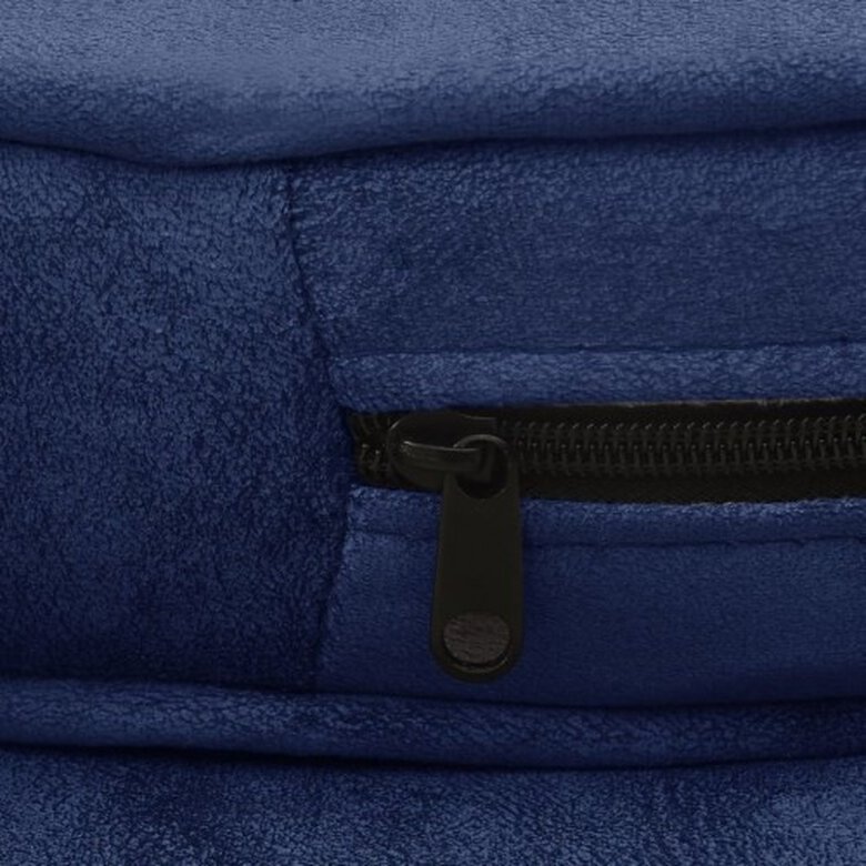 VidaXL Sofá de Madera Maciza Azul para perros, , large image number null