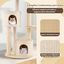 COSTWAY Árbol Rascador para Gatos de 152 cm, Torre Gatos Rascador de Madera Moderno, Árbol de Actividad para Gatito con Postes de Sisal, 2 Casas, Mirador, Hamaca, Bola Colgante, Cojín de Felpa Lavable, , large indicador imagen numero 4