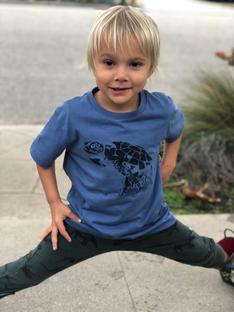 Camiseta Animal Totem niño/a tortuga azul thumbnail