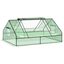 Outsunny Invernadero de Terraza Jard&iacute;n 180x140x80 cm Tipo Caseta de Acero Pl&aacute;stico con Puertas y Ventanas Enrollables para Cultivo de Plantas Verduras Flores Verde, , large indicador imagen numero 1