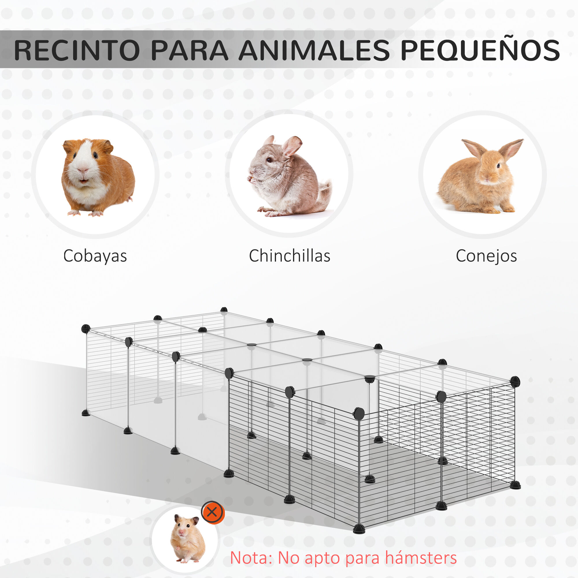 PawHut Jaula Para Animales Transparente para perro thumbnail