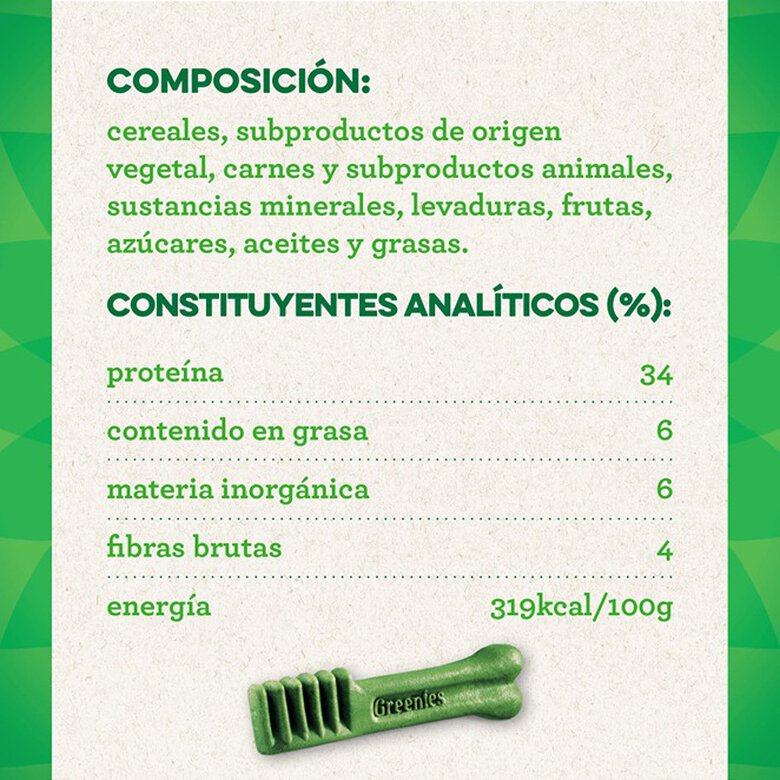Greenies Snacks Dentales 100% Natural Large para Perros Grandes, , large image number null