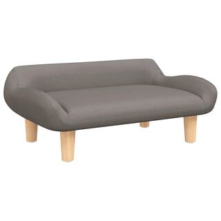vidaXL Cama de Tela gris taupe para perros