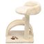 Rascado con poste de sisal para gatos color Beige, , large indicador imagen numero 4