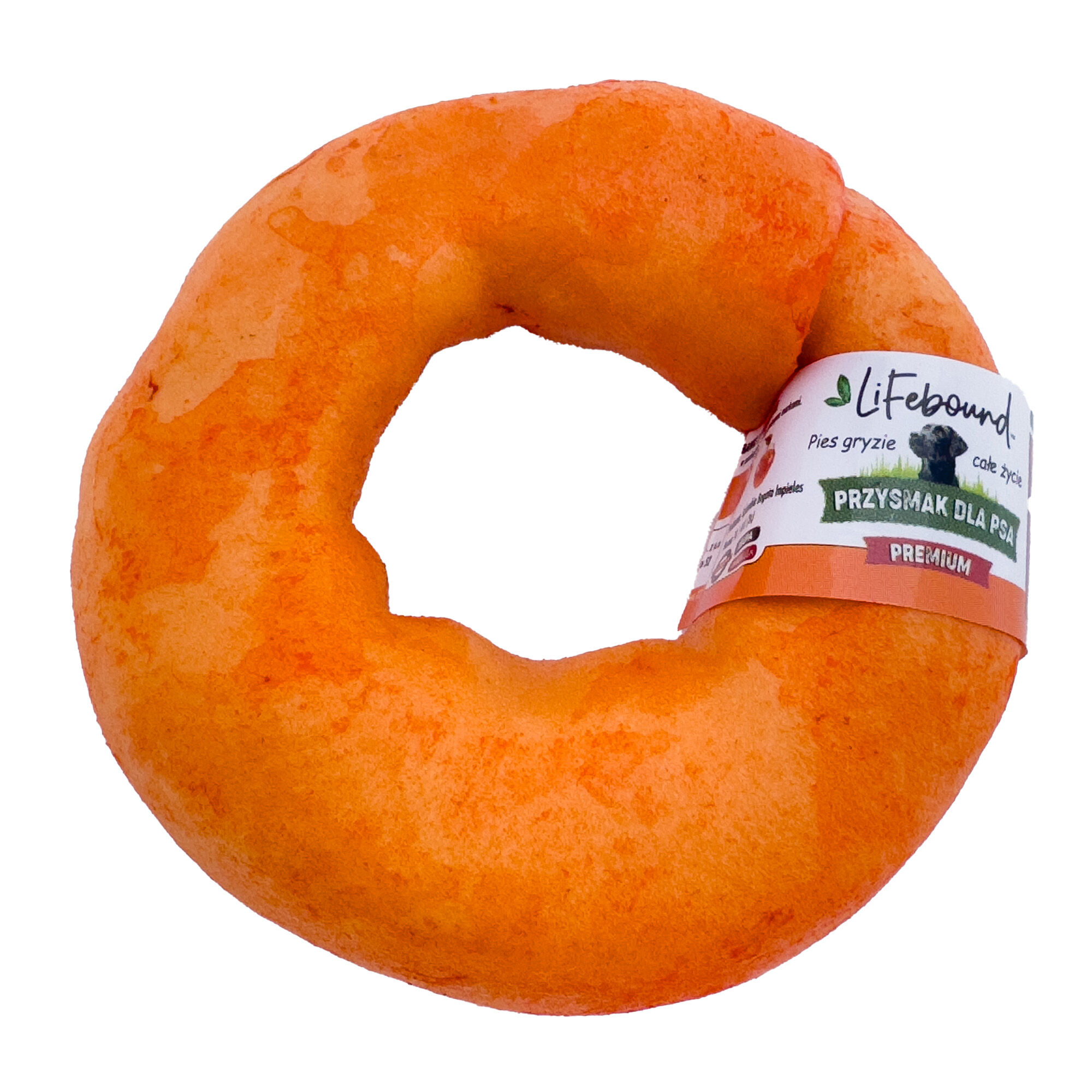 Lifebound Hueso masticable de cuero de ternera, anillo peque&ntilde;o, lote de 10, 8,9 cm, , large Imagen numero 1