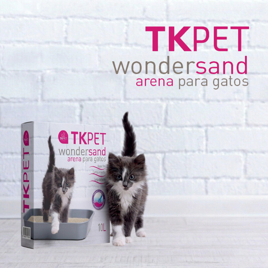 10 L TK-Pet Litter Wondersand Arena Natural para gatos, , large Imagen numero 5