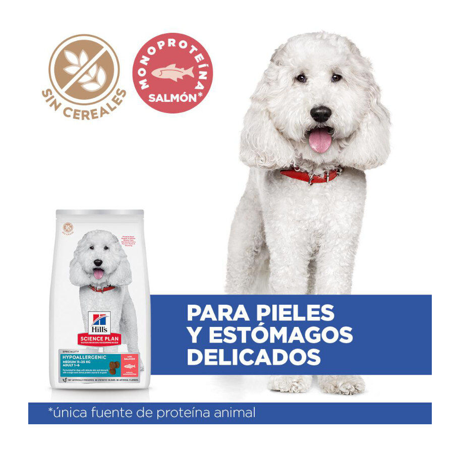 Hill&#039;s Science Plan Adult Medium Hypoallergenic Salmón pienso para perros thumbnail