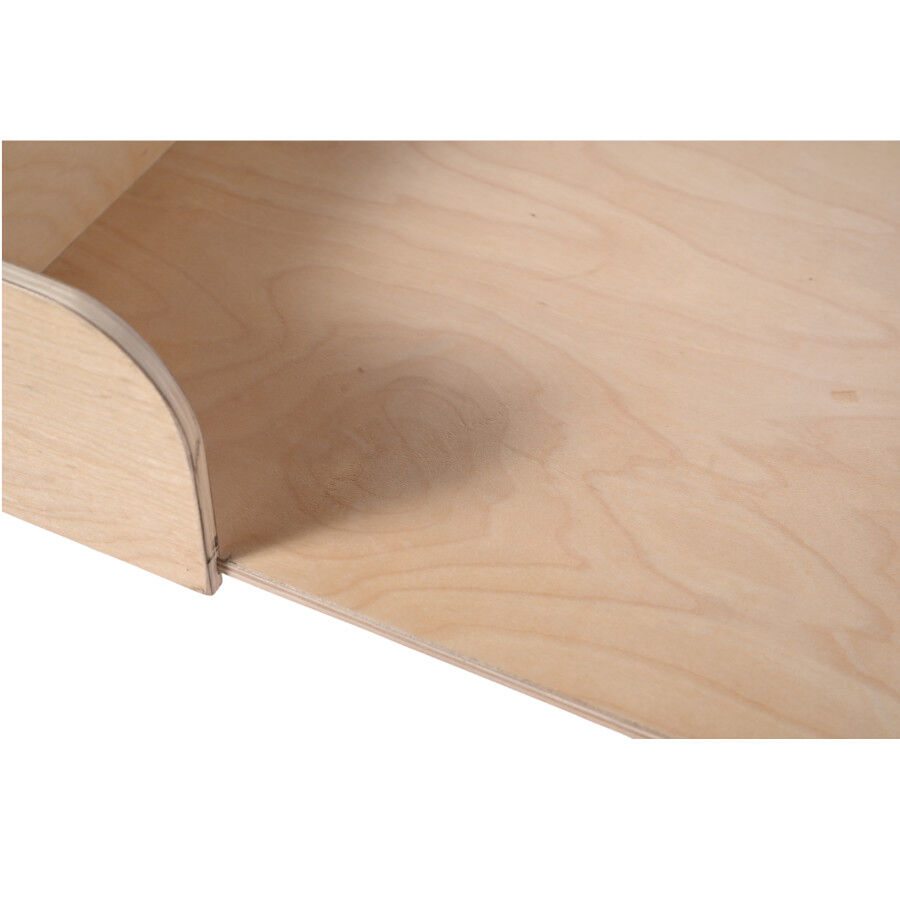 Leeby sof&aacute; de madera con colch&oacute;n azul para perros, , large Imagen numero 8