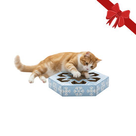 Wonder Christmas Rascador de Cartón Navideño para gatos