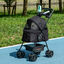 PawHut Cochecito para Perros Negro, , large indicador imagen numero 2