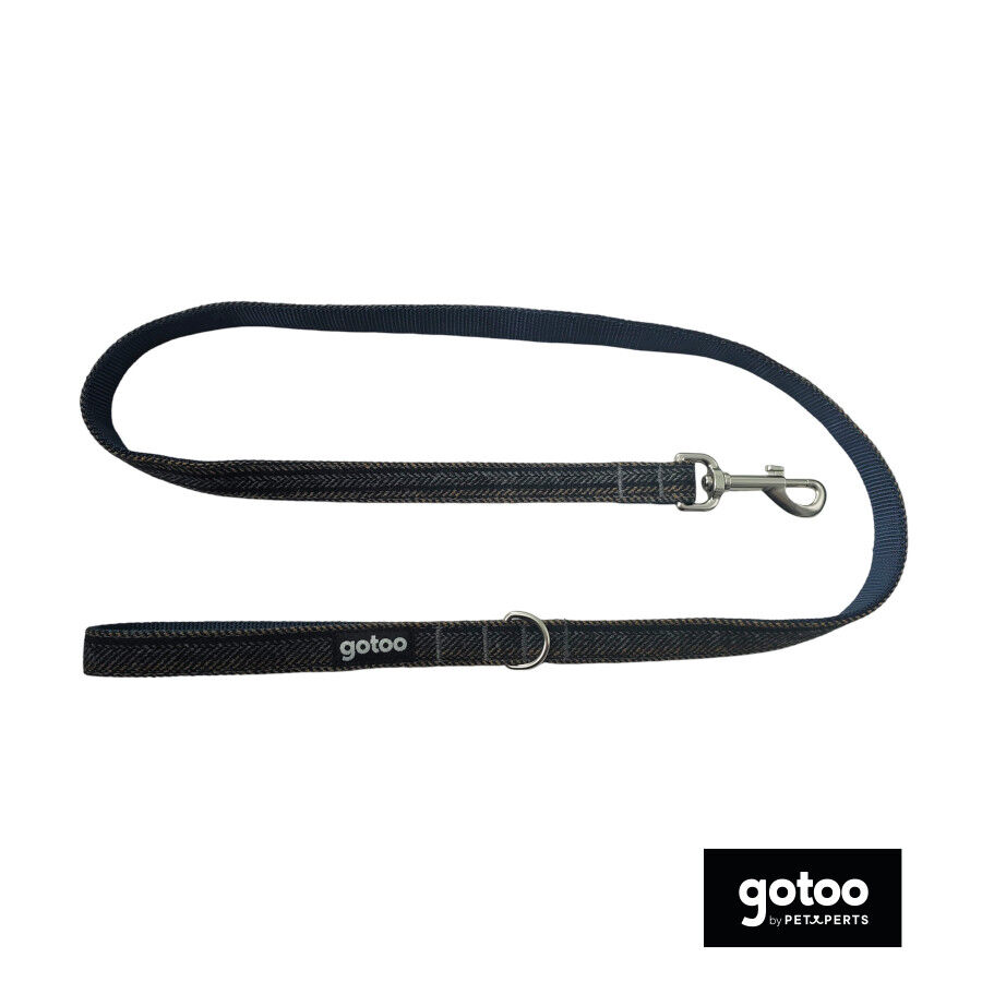 Gotoo Correa Tweed azul para perros, , large Imagen numero 2