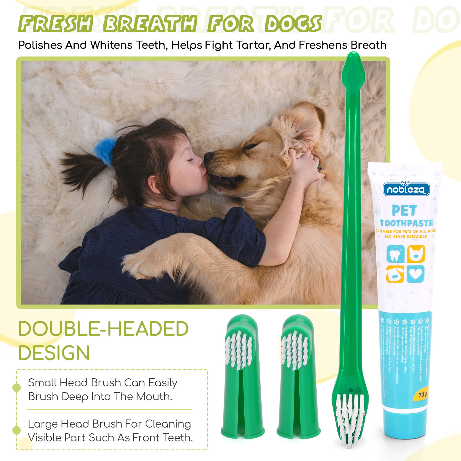 Nobleza Set Higiene dental para perros thumbnail