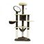 Pawhut árbol rascador de sisal crema y café para gatos, , large indicador imagen numero 1