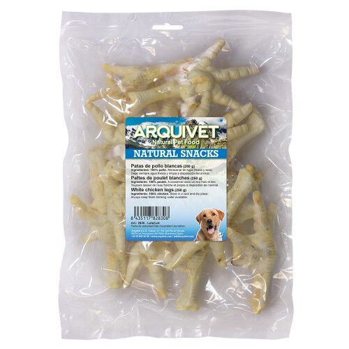 Patas de pollo blancas para perros sabor Pollo, , large Imagen numero 1