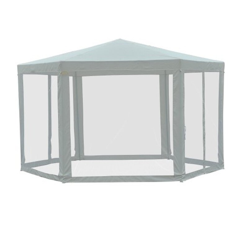 Carpa Hexagonal con mosquitera color Crema, , large image number null