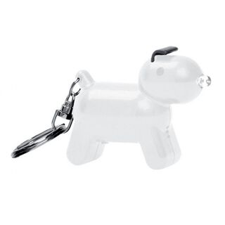 Llavero Doggy en forma de perro y con sonido color Blanco