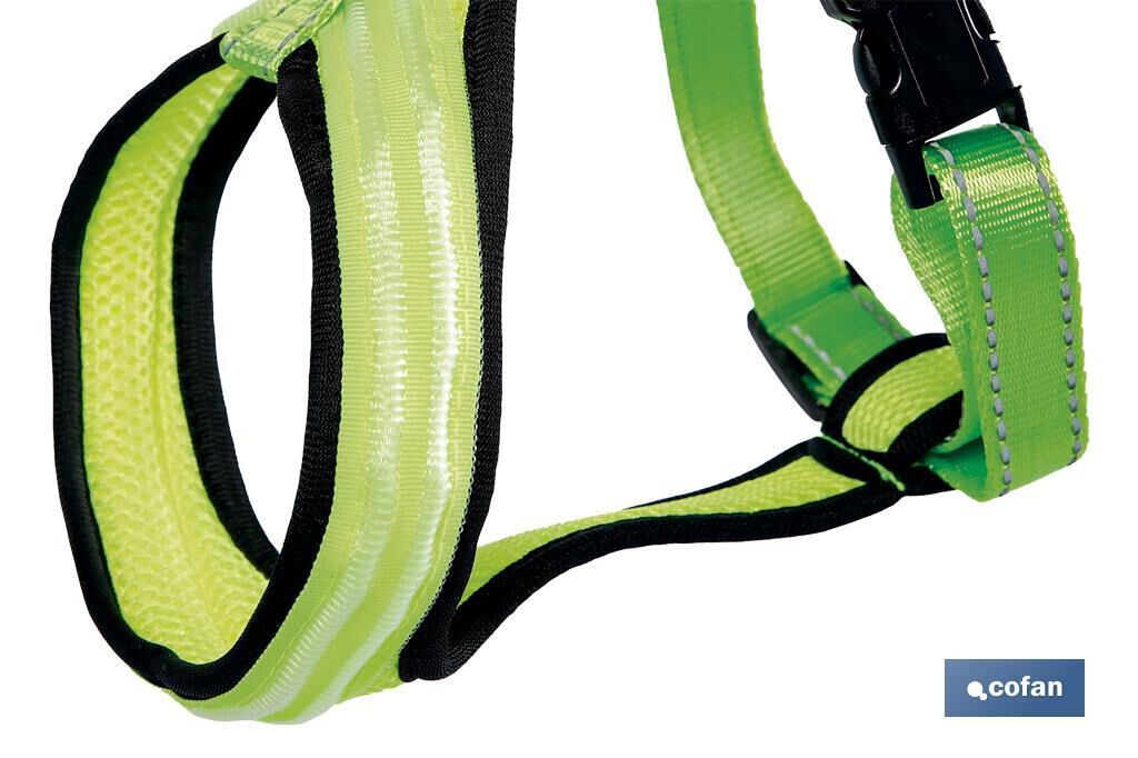 Arn&eacute;s Reflectante con Luz para Perros | Tres modos de Proyecci&oacute;n | Tama&ntilde;o S-M, , large Imagen numero 3