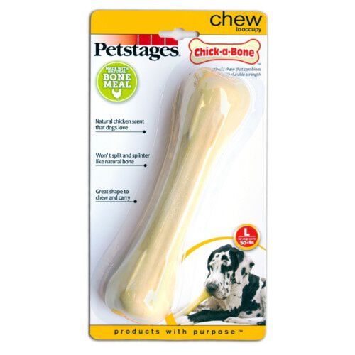 Petstages Chick-a-Bone hueso mordedor para perros Imagen numero 1