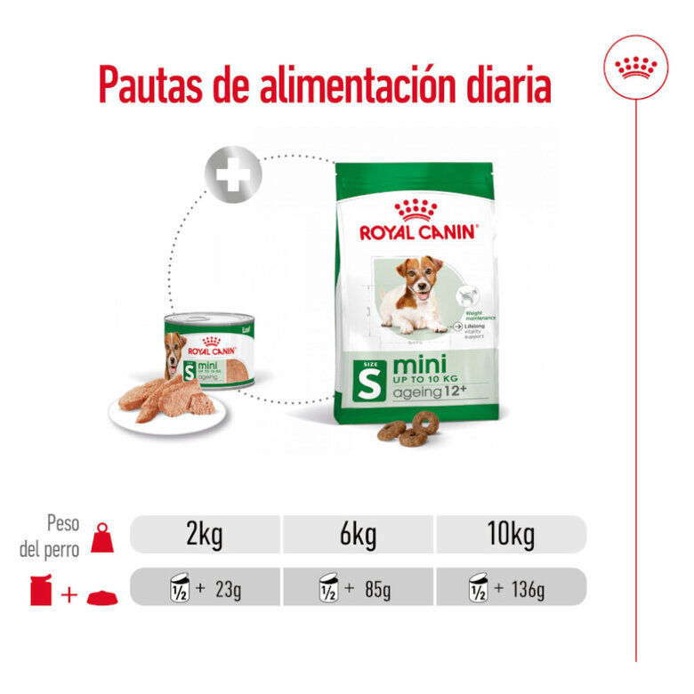195 g Royal Canin Mini 8+ Ageing lata para perros, , large Imagen numero 6