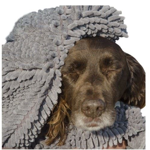 Doggy Dry Toalla Gris para perros thumbnail