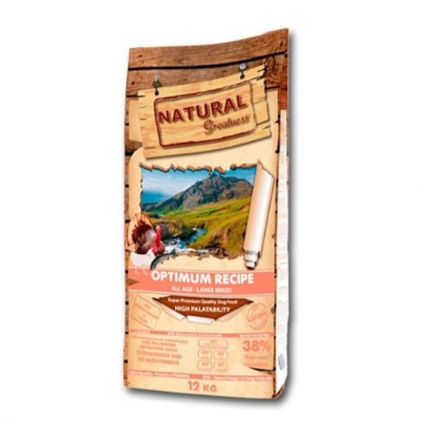 12 kg Natural Greatness Optimum Large pienso para perros, , large Imagen numero 1