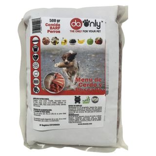 Daonly Menú Cerdo Y Pescado Sin Huesos para perros