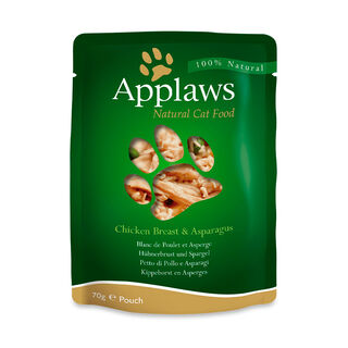 Applaws Pollo y Espárragos sobre para gatos 